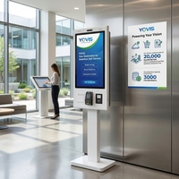 Terminal de point de vente (TPV) en libre-service pour supermarché, boîtier en tôle robuste, lecteur de carte sans contact NFC