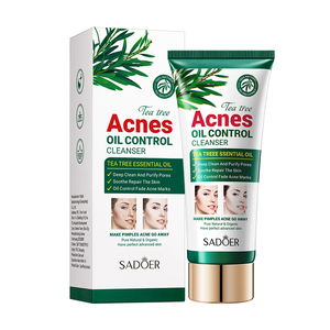 SADOER Bio Vegan Anti-Acné <span class=keywords><strong>Nettoyant</strong></span> <span class=keywords><strong>Visage</strong></span> Bonjour Arbre À Thé <span class=keywords><strong>Gel</strong></span> <span class=keywords><strong>Nettoyant</strong></span> 100g Offre Spéciale Coréen Soins De La Peau OEM Marque Privée - Product Image 5