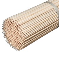 Brochettes de barbecue en bambou naturel écologiques de qualité alimentaire, pointues, biodégradables, portables, pour le camping en plein air, pour grillades au charbon de bois