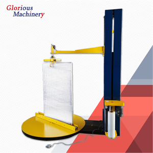 Máquina Eléctrica Semiautomática para Envolver Palés con Film <span class=keywords><strong>de</strong></span> PE con Componentes Centrales PLC para Embalaje <span class=keywords><strong>de</strong></span> Ventanas/Puertas - Product Image 1