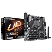 Nouvelle carte mère de jeu pour ordinateur de bureau GIGABYTE B550M C DDR4 64 Go Double 3x M.2 3x PCIE4.0 X16 Slot SATA3.0 Socket AM4 B550