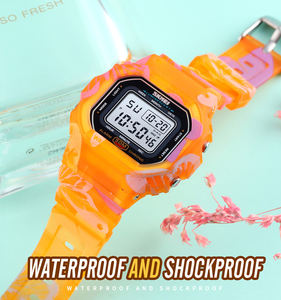 Reloj Digital Infantil Skmei 1608 con Retroiluminación LED, Resistente al Agua, Diseño de Dibujos Animados, Reloj de Pulsera Económico para Niños y Niñas - Product Image 6