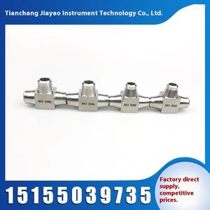 JiaYao 304 316 T à virole en fil intérieur en acier inoxydable, manomètre de soudage bout à bout haute pression, pièces d'instruments accessoires - Product Image 2