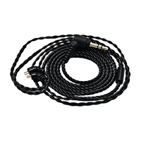 1DD + 2BA 2Pin 0.78 moniteur intra-auriculaire en résine avec 4 brins plus de détails écouteurs en cuivre sans oxygène remplacer le câble de mise à niveau