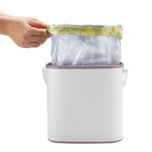 Ev taşınabilir ev depolama masaüstü çöp tenekesi paslanmaz çelik dikdörtgen <span class=keywords><strong>Bin</strong></span> duvara monte - Product Image 5