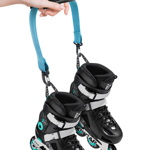 OEM Nylon Webbing Shoe Carrier Black Orange Universal Outdoor Handle Hook for Roller Skates Sports Accessories - Product Image 3