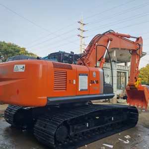 Excavadora de cadenas Hitachi Zaxis 250 naranja, equipo de construcción hidráulico de alta potencia de excavación - Product Image 1