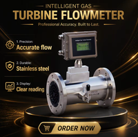 Wholesale Turbine Flow Meter for Compressed Air Nitrogen Oxygen Argon CO2 Wide Range Industrial Gas