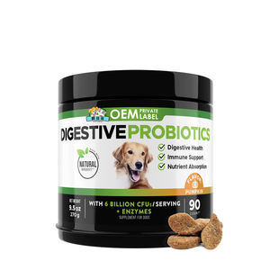 อาหารเสริมดูแลสุขภาพสัตว์เลี้ยงแบบปรับแต่งได้เคี้ยวนุ่มภูมิคุ้มกันโปรไบโอติกสำหรับบรรเทาอาการท้องร่วงก๊าซช่วยในการย่อยอาหาร - Product Image 1