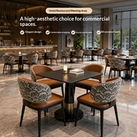 Tables et chaises de café en bois massif de style rétro, personnalisables, ensembles de salle à manger commerciaux pour restaurants, cafés, salons de thé, magasins de thé au lait