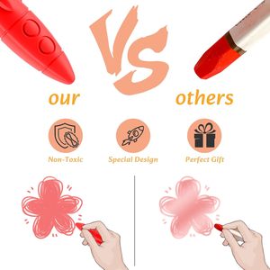 Jumbo <span class=keywords><strong>pastelli</strong></span> a forma di uovo lavabili giocattoli per il cervello grasso per forniture d'arte in età prescolare e regali di Pasqua perfetti per ragazzi e ragazze - Product Image 6