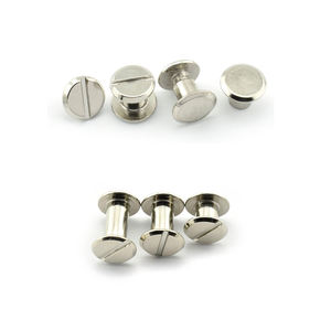 Rivets en acier inoxydable à tête ronde OEM pour albums photo, menus et reliure de livres - Product Image 4