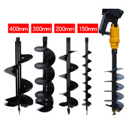 Máquina Perforadora Hidráulica de Tierra, Accesorios para Miniexcavadora, Taladro de Tierra para Montaje en Excavadora