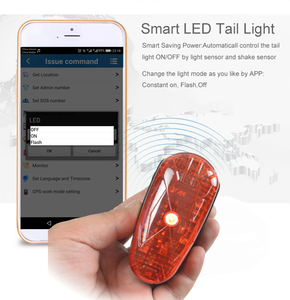 TKSTARリアルタイムバイクGPSトラッカー,長いバッテリー寿命TK906隠しLEDライト防水12ヶ月保証 - Product Image 3