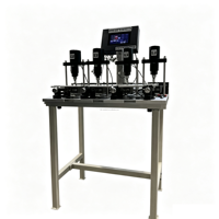 Appareil de cisaillement direct du sol quadruple, testeur automatique de cisaillement direct du sol à quatre stations, testeur automatique de cisaillement direct à 4 cellules