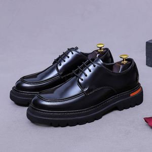 Modèle 2026 de chaussures de luxe pour hommes d'affaires. Chaussures de créateur de haute qualité pour occasions formelles, finition brillante, haut de gamme, style élégant - Product Image 3
