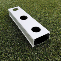 Tuyau NFT anti-algues 100*50mm noir à l'intérieur blanc à l'extérieur pour culture hydroponique de légumes-feuilles en serre