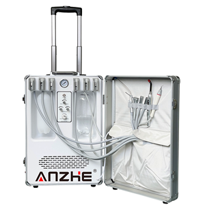 Unité dentaire mobile vétérinaire avec kit d'instruments complet, idéale pour les cliniques, les soins d'urgence et les traitements dentaires - Product Image 2