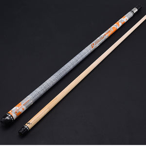 Taco de billar de <span class=keywords><strong>dos</strong></span> piezas Xikuno de fibra de carbono y madera de arce con unión de aleación de aluminio, 145 cm de longitud, 520 g de peso, modelo TX Predator - Product Image 2