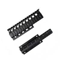 Système de montage supérieur en alliage d'aluminium pour rail de visée, base métallique, accessoires de chasse, extérieur, noir, 320g, léger, conception durable