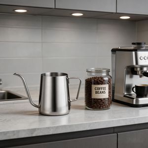 Hervidor de acero inoxidable 304 con pico largo para preparar café por goteo - Product Image 4