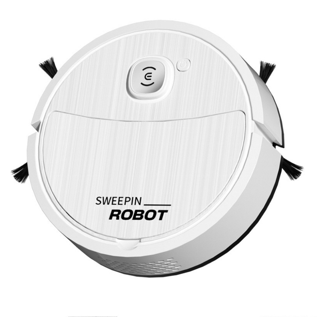 3-in-1 Smart Rechargeable Robot Vacuum Cleaner for Home & Hotel Wireless Automatic Robotic Vac with Sweeping & Mopping Features