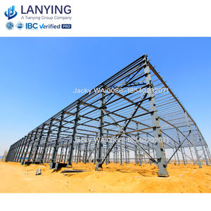 Atelier préfabriqué d'entrepôt logistique en acier Bâtiment industriel Bâtiment commercial Structure en acier Hangars d'avions en tissu - Product Image 2