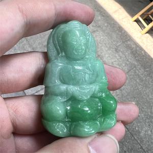 Bruma จี้หยกสำหรับ<span class=keywords><strong>ผู้หญิง</strong></span>,เครื่องประดับตกแต่งด้วยจี้หยกสีเขียวหยกเจ้าแ<span class=keywords><strong>ม</strong></span>่<span class=keywords><strong>กวน</strong></span><span class=keywords><strong>อิ</strong></span><span class=keywords><strong>ม</strong></span>ขนาด50<span class=keywords><strong>ม</strong></span><span class=keywords><strong>ม</strong></span>. อุปกรณ์ DIY - Product Image 4