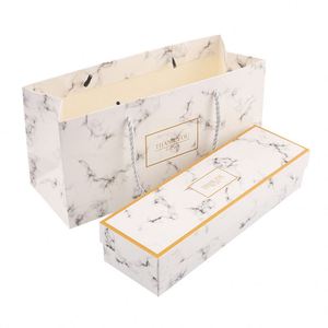 In Stock Wholesale Cardboard Boxes For Cookies Food Packaging Boxes Round Macaroon Gift Macaron Packaging Box White