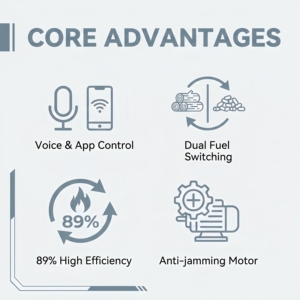 Caminetto a Tre Lati in Vetro Stile Europeo a Doppia Alimentazione con Telecomando per <span class=keywords><strong>Casa</strong></span>, in Offerta - Product Image 6