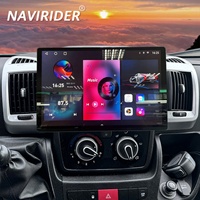 Reproductor Multimedia de Video para Automóvil Android con Pantalla 2K de 13.3 Pulgadas para Fiat Ducato, Peugeot Boxer, Citroën Jumper 2006-2022, GPS, Navegación, Carplay
