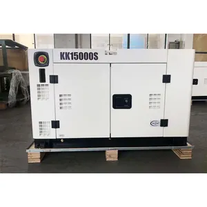 Générateur diesel silencieux portatif refroidi par air de l'industrie 10KW 12KVA 110/220V 230/400V 11KW 10KVA