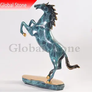 Fancy Metal Arts And Crafts Office Home Decoration Bronze Horse Sculpture