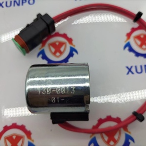 Nouvelles pièces pour chargeuse-pelleteuse E416C 416D 420D 428D 430D 432D 436C 438C 438D 442D 446B Bobine solénoïde 130-0013 1300013 Vanne solénoïde - Product Image 2