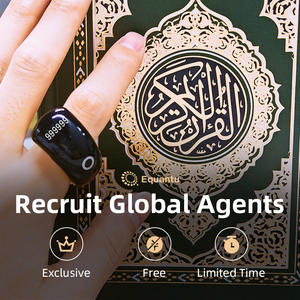 Equantu Blue tooth SQ976 color Zikr Ring Smart Counter App Sync Prayer Times Vibration Reminder Muslim Digital TallyTasbeeh Ring - Product Image 3