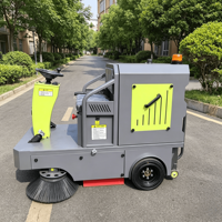 Nouvelle balayeuse de voirie électrique à batterie, largeur de nettoyage 1400 mm, haute vitesse, 48 V, pour le nettoyage industriel des rues