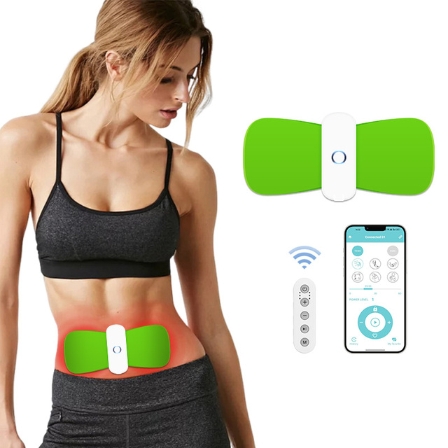 Wireless Tens Unit Machine Physiotherapy Massage Electric Muscle Stimulator with App Remote Control Period Pain Relief Device