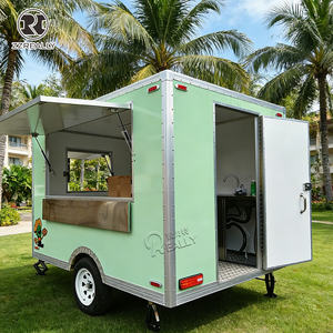 Camion de restauration rapide mobile avec cuisine complète, pompe à eau pour pizzas, café, équipé pour <span class=keywords><strong>divers</strong></span> aliments - Product Image 2