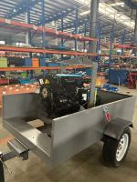 Compresseur d'air diesel GLGW, produit neuf, petit et portable, 5 m³/min, 8 bar, 120 psi, Xichai 41 kW, 185 CFM avec générateur