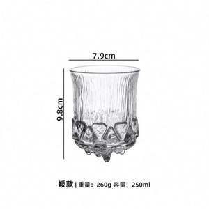 Copas de Vino Clásicas de Vidrio Transparente con Asa - 1 para Uso en el Hogar y Fiestas - Product Image 2