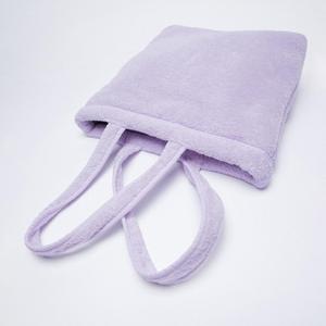 Vente en gros 2021 Logo personnalisé <span class=keywords><strong>Tissu</strong></span> éponge <span class=keywords><strong>doux</strong></span> Eco Sacs en <span class=keywords><strong>tissu</strong></span> éponge Sac à main Fourre-tout - Product Image 6