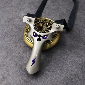Nueva Resortera Mini Demon de Aleación de Aluminio Potente - Carga Rápida, Banda Plana de Alta Resistencia, 0.3kg, 120cm de Altura para Uso Adulto - Product Image 3