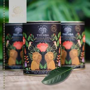 Vente en <span class=keywords><strong>gros</strong></span> Nouveau bidon <span class=keywords><strong>de</strong></span> thé hermétique à double couvercle et grandes feuilles d'herbes <span class=keywords><strong>de</strong></span> qualité alimentaire écologique imprimé sur mesure - Product Image 1