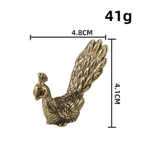 <span class=keywords><strong>Do</strong></span> old brass proud as a peacock ornaments bronzo antico intaglio artigianato pavone scrivania arredamento in rame. - Product Image 5