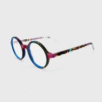 Monture de lunettes ronde en acétate pour enfants 43 21 140, monture complète, 11 options de couleurs, montures de lunettes en gros