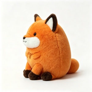 Peluche de zorro personalizado, peluche de zorro rojo, peluche de zorro naranja, juguete de zorro gordo, lindo muñeco de peluche de zorro - Product Image 3