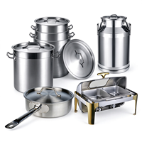 Matériel de restauration : Baril isotherme pour thé au lait, Réchaud de maintien au chaud pour la restauration, Marmite professionnelle, Casseroles à sauce