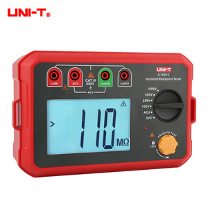 UNI-T UT501C เครื่องวัดความต้านทานฉนวนแบบดิจิตอล 1000V มอเตอร์เมกโอห์มมิเตอร์ ความต้านทานสายเคเบิล 0.0-5.0G จอ LCD พร้อมไฟแบ็คไลท์ - Product Image 1