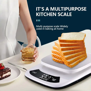 एब्स प्लास्टिक सामग्री स्केल 10 किलोग्राम <span class=keywords><strong>0.1</strong></span> ग्राम डिजिटल वजन चीनी इलेक्ट्रॉनिक रसोई पैमाने - Product Image 5