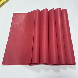 Promotion Gift Wrapping 50-70cm Red Tissue Silk Paper Roll Print with Nice Pattern Design Reliable Suppliers